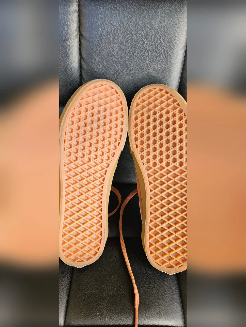 Vans Men's Tan Suede Old Skool Sneakers - Picture 9 of 9